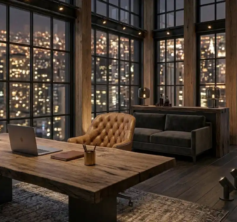 Industrial Office : The Industrial Penthouse Atelier | Wisal